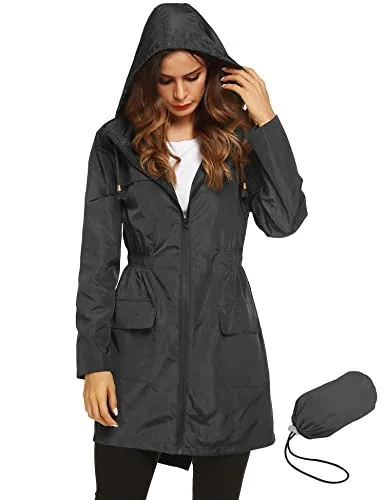 Lomon Waterproof Hooded Raincoat