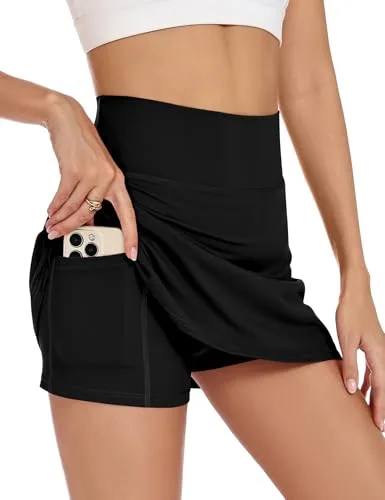 Lomon Tennis Skort with Pockets