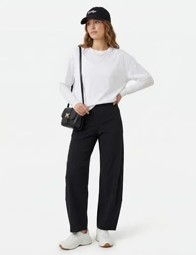 Lomon Barrel Leg Work Pants